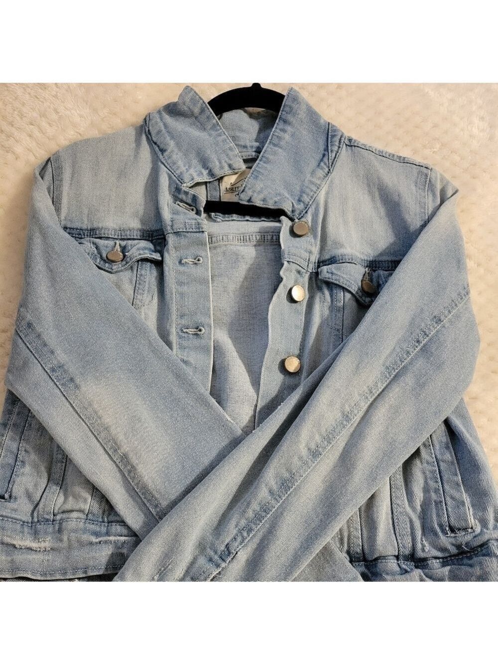 Ashley Vintage Charm Denim Jacket Medium Western Rodeo